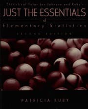 Tapa de Statistical Tutor for Johnson and Kuby's "Just the Essentials"