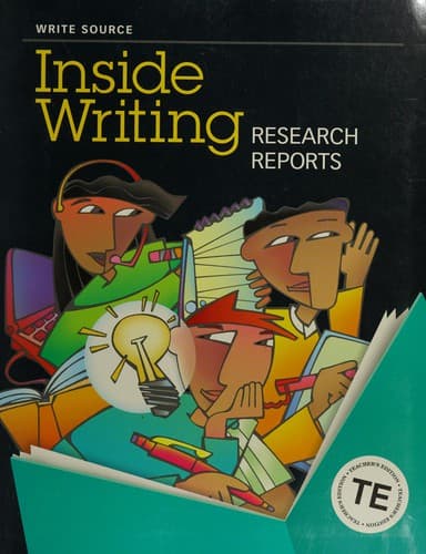 Tapa de Inside writing program