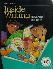 Tapa de Inside writing program