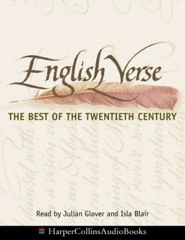 Tapa de English Verse (Poetry)