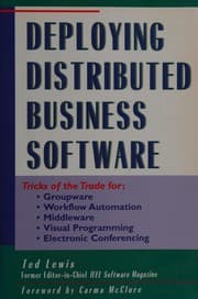 Tapa de Deploying distributed business software