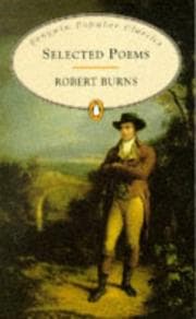 Tapa de Selected Poems Robert Burns