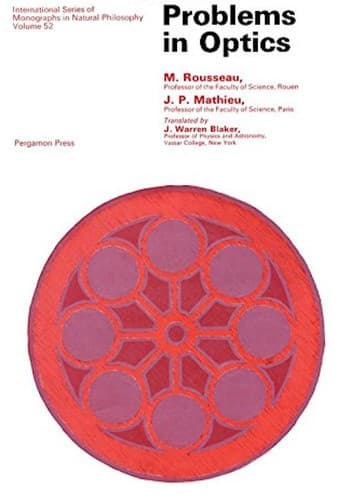 Tapa de Problems in optics