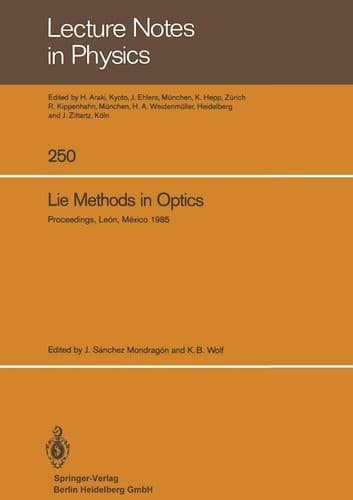 Tapa de Lie Methods in Optics