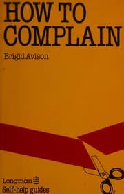 Tapa de How to Complain (Self-help Guides)