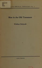 Tapa de Man in the Old Testament