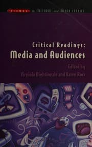 Tapa de CRITICAL READINGS: MEDIA AND AUDIENCES; ED. BY VIRGINIA NIGHTINGALE