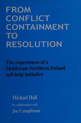 Tapa de From Conflict Containment to Resolution