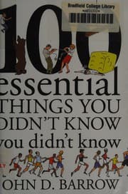 Tapa de 100 Essential Things You Didn't Know You Didn't Know