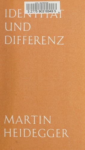 Tapa de Identität und Differenz