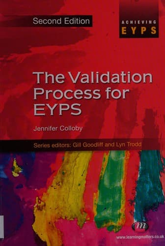 Tapa de The validation process for EYPS