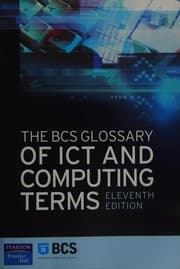 Tapa de The BCS glossary of ICT and computing terms