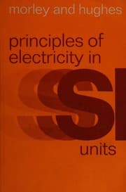 Tapa de Principles of electricity in SI units