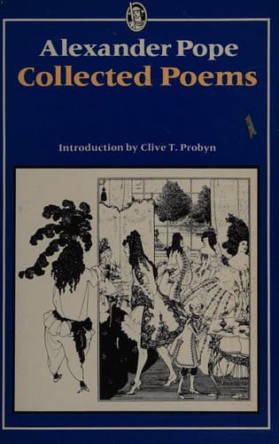 Tapa de Alexander Pope's Collected poems