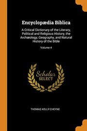 Tapa de Encyclopædia Biblica