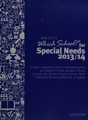 Tapa de A guide to independent and non-maintained schools and colleges of further education in Britain for pupils with sensory, physical, learning, social, emotional and behavioural difficulties, or dyslexia