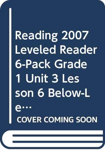 Tapa de READING 2007 LEVELED READER 6-PACK GRADE 1 UNIT 3 LESSON 6 BELOW-LEVEL SEASONS CHANGE