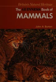 Tapa de The Guinness book of mammals