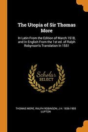 Tapa de The Utopia of Sir Thomas More