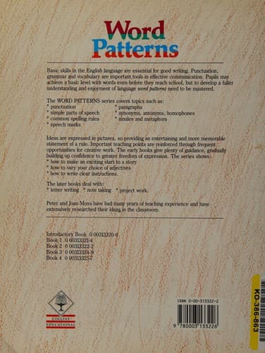 Tapa de Word patterns
