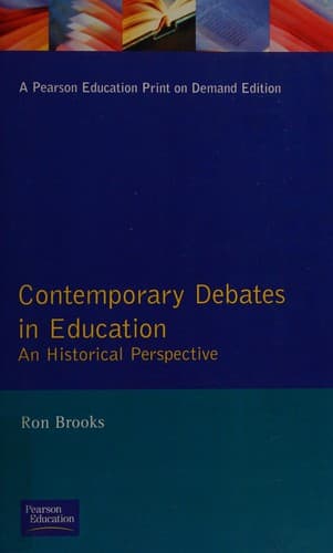 Tapa de Contemporary Debates in Education