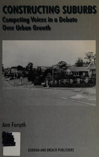 Tapa de Constructing suburbs