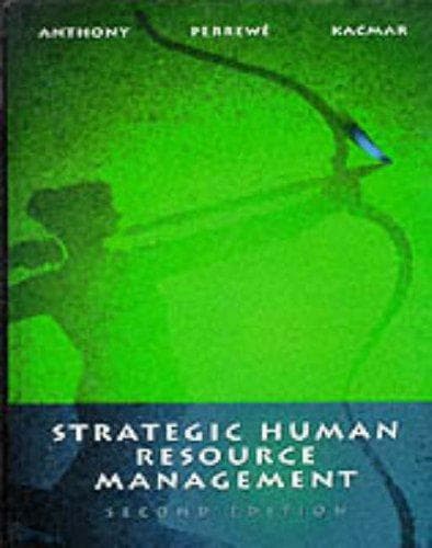 Tapa de Strategic human resource management