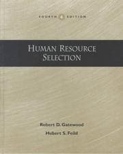 Tapa de Human Resource Selection (Dryden Press Series in Management)
