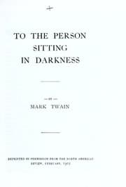 Tapa de To the Person Sitting in Darkness