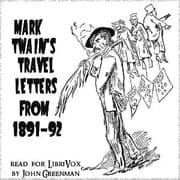 Tapa de Mark Twain's Travel Letters from 1891-92