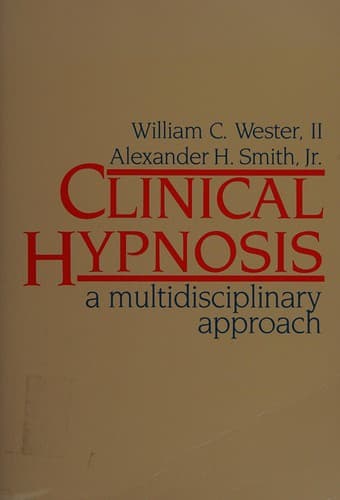 Tapa de Clinical hypnosis