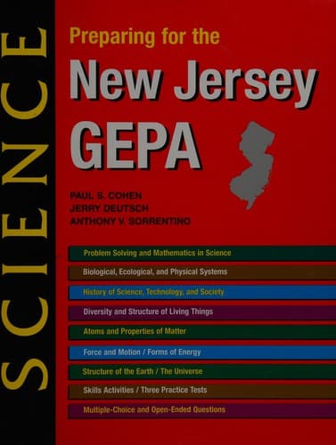 Tapa de Preparing for the New Jersey GEPA