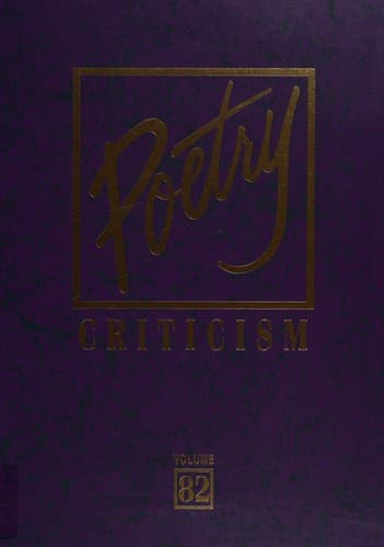 Tapa de Poetry Criticism