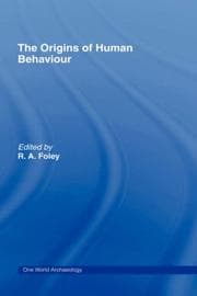 Tapa de The Origins of human behaviour