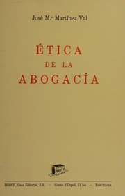Tapa de Etica de la abogacia