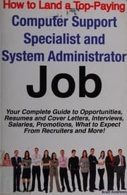 Tapa de Getting and finding computer support specialists and systems administratiors jobs