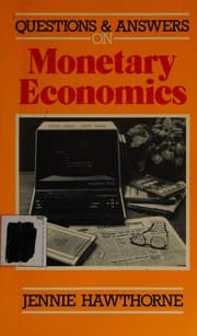 Tapa de Questions and answers on monetary economics