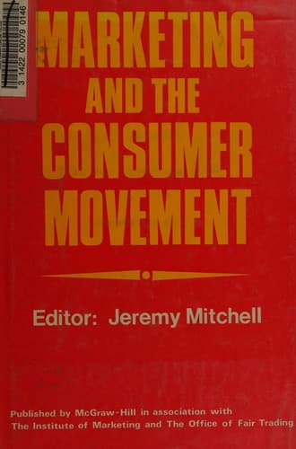 Tapa de Marketing and the consumer movement