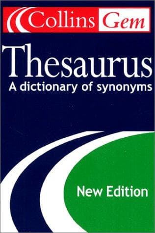 Tapa de Thesaurus