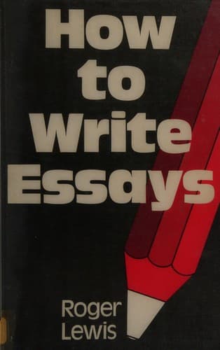 Tapa de How to Write Essays