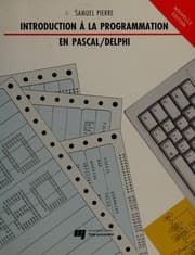 Tapa de Introduction a la programmation en Pascal/Delphi