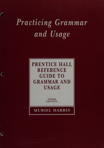 Tapa de Practicing grammar and usage