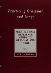 Tapa de Practicing grammar and usage