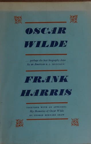 Tapa de Oscar Wilde