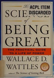 Tapa de The science of being great