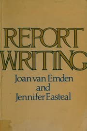 Tapa de Report writing