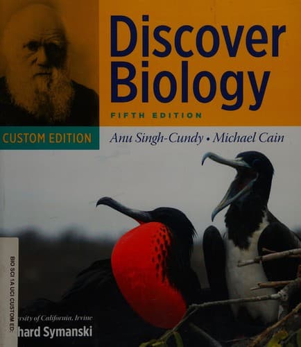 Tapa de Discover biology