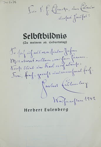 Tapa de Selbstbildnis