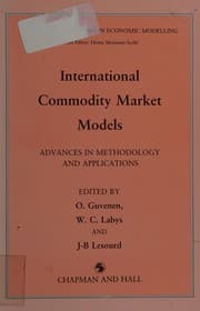 Tapa de International commodity market models