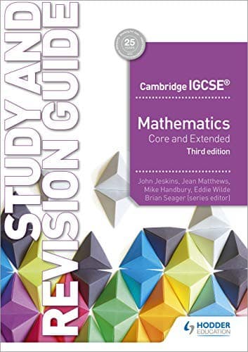 Tapa de CamIGCSE Maths Core & Extended Study & Revision Guide 3rd edition